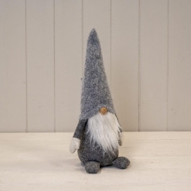 Tall Grey Wool Gonk 30cm