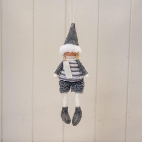Fabric Doll Dangly Legs 20cm