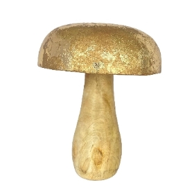 Gold Toadstool 12cm