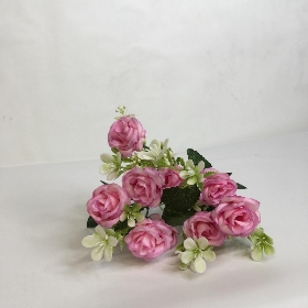 Rose & Foliage Bush 33cm