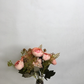 Ranunculus & Hydrangea Bush 30cm