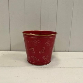Red Holly Planter 15cm