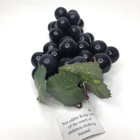 Artificial Black Grapes
