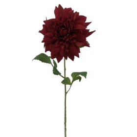 Red Velvet Dahlia 72cm