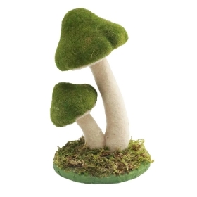 Green Duo Mushroom 17cm