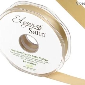 Gold Satin Ribbon 15mm
