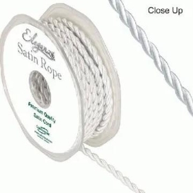 4.5mm White Satin Rope