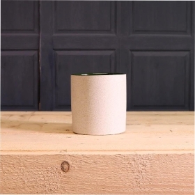 13cm Green Glazed Pot 