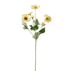 Yellow Alessandra Spray 63cm