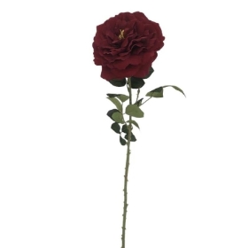 Open Red Velvet Rose 75cm