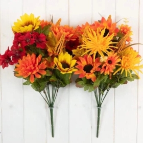 Foxtail & Sunflower Bush 30cm