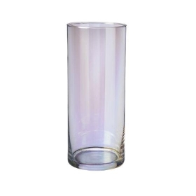 30cm Iridescent Cylinder Vase