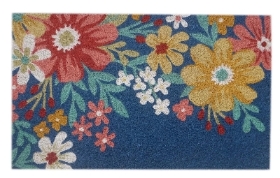 Bright Flowers Doormat 45cm