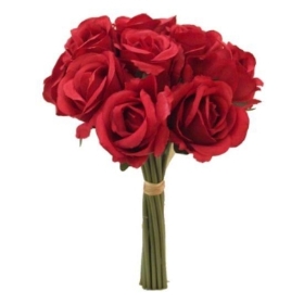 Red Rosebud Bundle 24cm