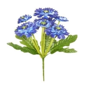 Blue Cornflower Bush 36cm