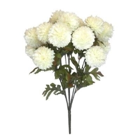 Mini Ivory Chrys Bush 44cm