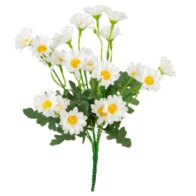 White Small Daisy Bush 33cm