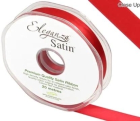 Red Satin Ribbon 15mm