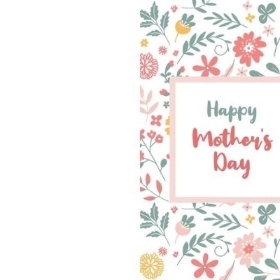 Folding Card Mother's Day 10cm