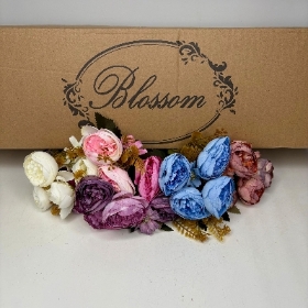 48 x Peony & Cosmos Bush 30cm