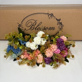 48 x Mini Mum & Hydrangea Bush 25cm