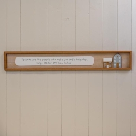 Wooden Sign 'Friends Are' 25cm