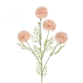 Pink Pom Pom Spray 78cm