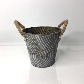 Round Metal Pot Rope Handles 13cm