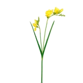 Yellow Freesia 55cm