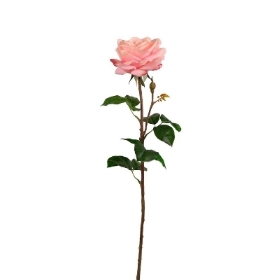 Pale Pink Rose Real Touch 70cm