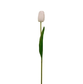 Ivory Tulip Real Touch 48cm