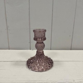 Amethyst Candlestick 10cm