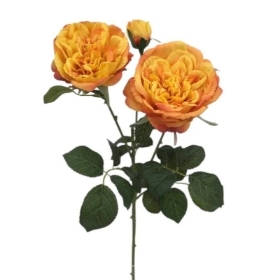 Orange Garden Rose 59cm