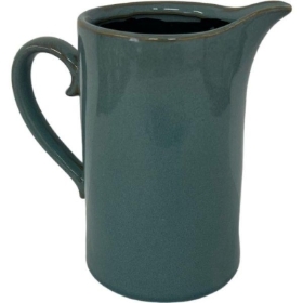 Teal Stoneware Jug 15cm