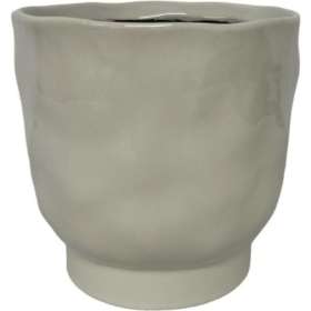 White Luna Pot 14cm