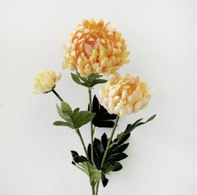 Golden Chrys Spray 63cm