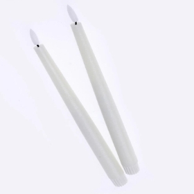 LED Ivory Taper Candle 30cm x 2