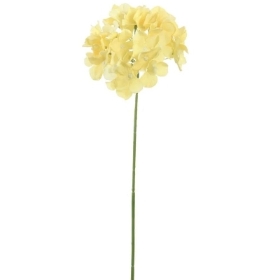 Pale Lemon Hydrangea 62cm