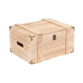 6 Bottle Wine Chest Box 19cm