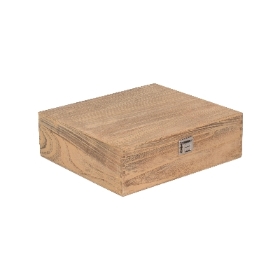 3 Bottle Wooden Box 11cm