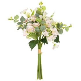 Pink Hydrangea Tied Bundle 38cm