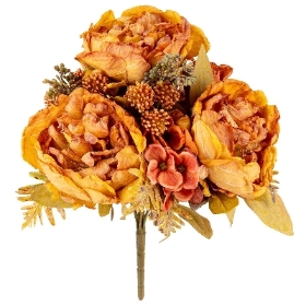 Dry Honey Peony Bouquet 38cm