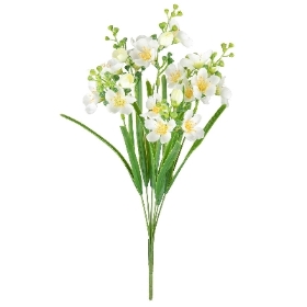 White Freesia Bush 44cm
