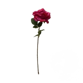 Cerise Pink Rose 50cm