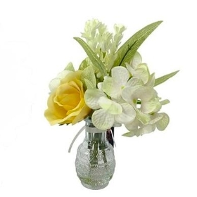 White Floral Romance Vase 30cm