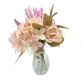 Pink Floral Romance Vase 30cm