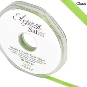 Pistachio Satin Ribbon 6mm