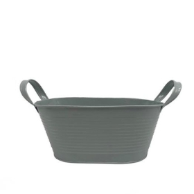 Blue Cella Zinc Planter 25cm