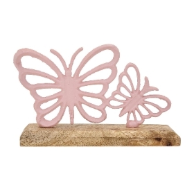 Pink Deco Butterfly 12cm