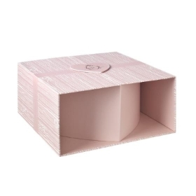 Pink Oxford Heart Box 11cm